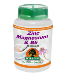 Willow - Zinc Magnesium And B6 60 Caps