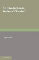 An Introduction to Wolframs 'Parzival' Paperback