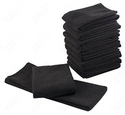 Skinact Microfiber Towel Black 10PCS