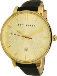 Ted Baker Women's 10030694 Gold Leather Analog Quartz Fashion Watch