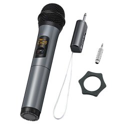 Uhf Wireless Microphone Elegiant Dynamic Microphone Bluetooth Wireless MIC System Handheld Singing Machine For Karaoke Nights Wedding Churh Outdoor