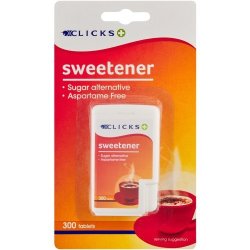 Clicks Sweetener Dispenser 300 Tablets