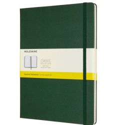 Moleskine Classic Myrtle Green XL Squared Notebook