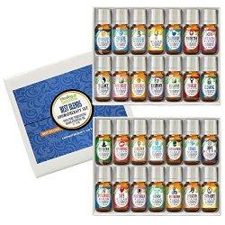 Best Blends Set Of 28 - 100% Pure Best Therapeutic Grade Essential Oil - 28 10ML
