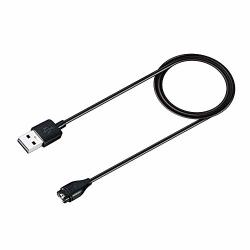 Charger Compatible For Garmin Vivoactive 3 Replacement USB Data Sync Charging Cable Lightweight Wire Cable Cord 100CM For Garmin Vivoactive 3 Black