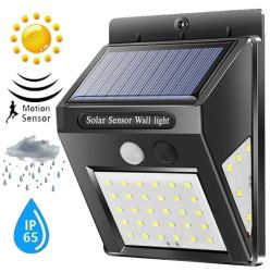LED 40 Solar Power Wall Light Pir Motion Sensor
