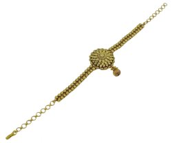 Gold Tone Traditional Armlet Bajubandh Indian Women Party Arm Bracelet Jewelry IMOJ-ARM8A