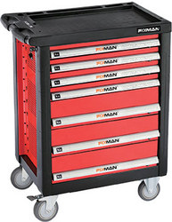 Fixman 958mm x 766mm x 465mm Empty 7 Drawer Roller Cabinet On Castors