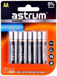 Astrum AAB006 Alkaline Aa LR6 Battery 4PC Pack