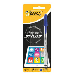 BIC Crystal Stylus Ballpoint Pen Each Blue