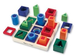 Melissa & Doug Shape Sequence Wooden Sorting Set And Educational Toy