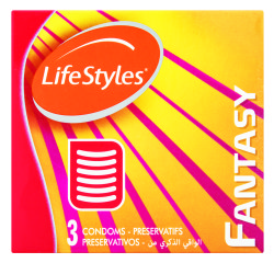 Lifestyle S Condoms Fantasy - 3 Pack