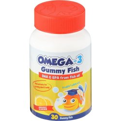 OMEGA-3 Gummy Fish 30 Gummies