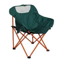 Half Moon Metal Frame Folding Camping Chair With Side Pocket