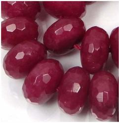 Faceted 2x4mm Natural Brazil Red Ruby Gemstone Rondelle Loose Beads 15 inches 