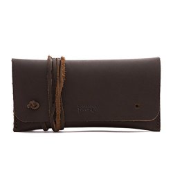 Saddleback Leather Sunglass And Pen Pencil Case - 100% Full Grain Leather Bag 100 Year Warranty
