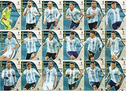Adrenalyn XL Fifa World Cup 2018 Full 18 Card Argentina Team Set
