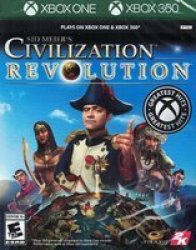 Sid Meier's Civilization Revolution Us Import Xbox 360 Xbox One