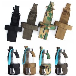 Outdoor Tactical Molle Water Bottle Pouch Holder Carrier For Camping Hiking Hunting