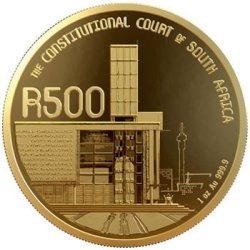 25 Years Of Constitutional Democracy - R500 1OZ 24CT Gold Coin
