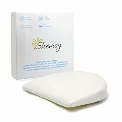 Shemsy Bassinet Baby Wedge Infant Sleep Positioner That Helps With Reflux