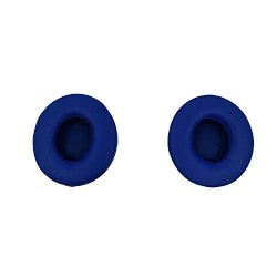 Lixiongbao 1 Pair Replacement Blue Ear Pads For Beats Foam Ear Pad Cushions Compatible For Beats Studio 2 Wireless Wired And Studio 3 Over Ear Headphones