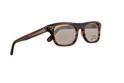 Converse All Star P004 Uf Jack Purcell Eyeglasses 50-21-145 Brown Horn W demo Clear Lens P004UF