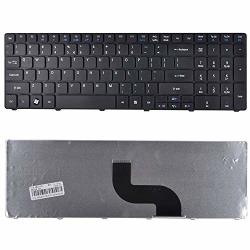 Eathtek Replacement Keyboard For Acer Aspire 7235 7235G 5810T 5810TG 5810 7251 7736Z 7740 PK130C91100 90.4CH07.S1D 90.4HV07.S1D Series Black Us Layout