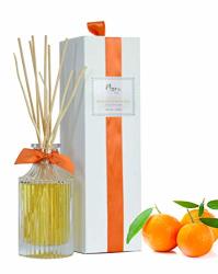 Manu Home Revitalize Citrus Reed Diffuser Set A Refreshing Blend Of Sage And Mandarin That Will Awaken Your Senses Organic Aromathearpy Oils