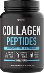 Collagen Peptides Powder 'xl' Jar 32OZ Grass-fed Certified Paleo Friendly Non-gmo And Gluten Free - Unflavored