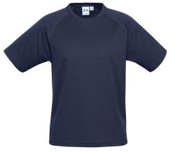 Biz Collection Kids Sprint T-Shirt - Navy BIZ-7102