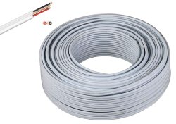 Cable - Flat Twin & EARTH2.5MM - 100M White