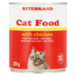 Cat Food With Chicken Can 820G