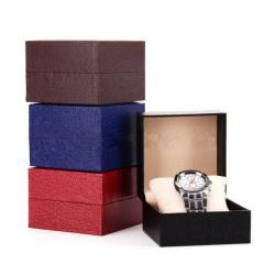 Black Red Blue Coffe Watch Box Watch Display Storage Cardboard