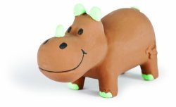 Charming Pet Lil Roamers Pet Squeak Toy Large Rhino