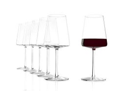 St Lzle Lausitz Power Red Wine Glasses 517 Ml Set Of 6 Red Wine Glasses Dishwasher-safe Lead-free Crystal Glass Elegant And Shatter-resistant