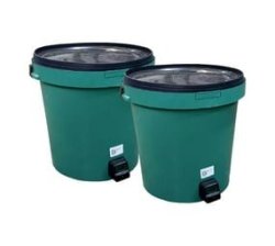 10 Litre Urn geyser With 2000W Heating Element - Green black X2 Pack