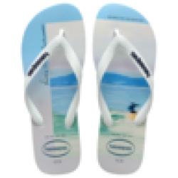 Havaianas Mens Hype White Sandals 37 38