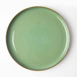 Flat Stackable Dinner Plate Choose From 6 Colours - Green