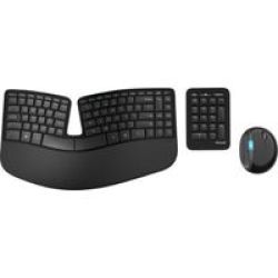 Microsoft Sculpt Ergonomic Wireless Desktop Kit Keyboard Mouse & Numpad