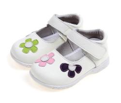 Sandq Baby Genuine Leather Shoes For Girls - White 8