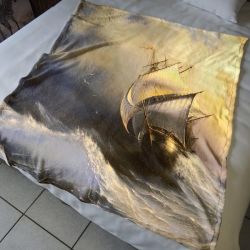 Sailing Ship Fleece Blanket