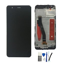 Somefun Lcd Display Screen Digitizer Touch Assembly For Huawei P10 Standard VTR-L09 VTR-L29 VTR-L10 With Fingerprint Recognition +front Frame Black