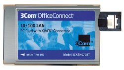 3COM Officeconnect Megahertz 10 100 Lan Pccard With Xjack Connector