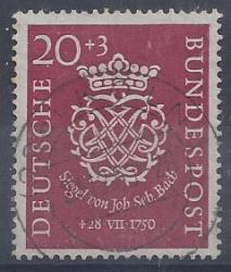 Germany West 1950 Bach 20 Plus 3 Pf Very Fine Used
