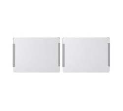 Deli Nusign Mouse Pad 180X240X2.3MM Silver 2 Pcs