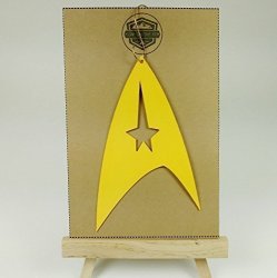 Star Trek Ornament Live Long And Prosper Science Fiction Geeky Gifts Nerdy Gifts Geek Christmas Rear View Mirror Trekkie