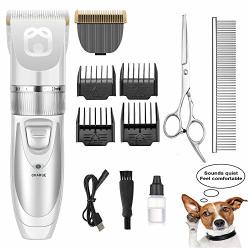 New Young Pet Hair Shaver Electric Dog Clippers And Grooming Kits Rechargeable Low Noise For Hair Cut For Small Large Dogs Thick Coats Cats