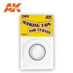 Masking Tape AK9124 - For Curves 3 Mm