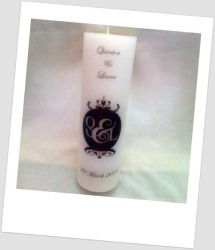 Personalised Pillar Candle - 200mm